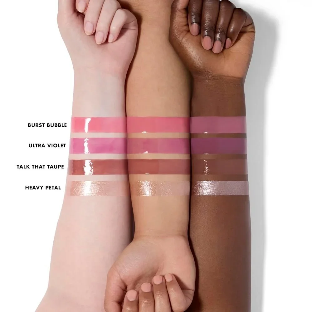 4 pk e.l.f. Plumping Glow Reviver Plumping Lip Oil Kit Gloss